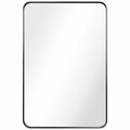 Empire Art Direct Ultra Brushed Black Stainless Steel rectangular Wall Mirror PSM-20302-2436